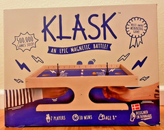 KLASK Magnetic Tabletop Game – Party Game of Skill – Open Box