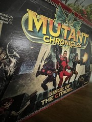 COMPLETE Mutant Chronicles Siege of the Citadel 1993 Board Game OOP Pressman 🧼