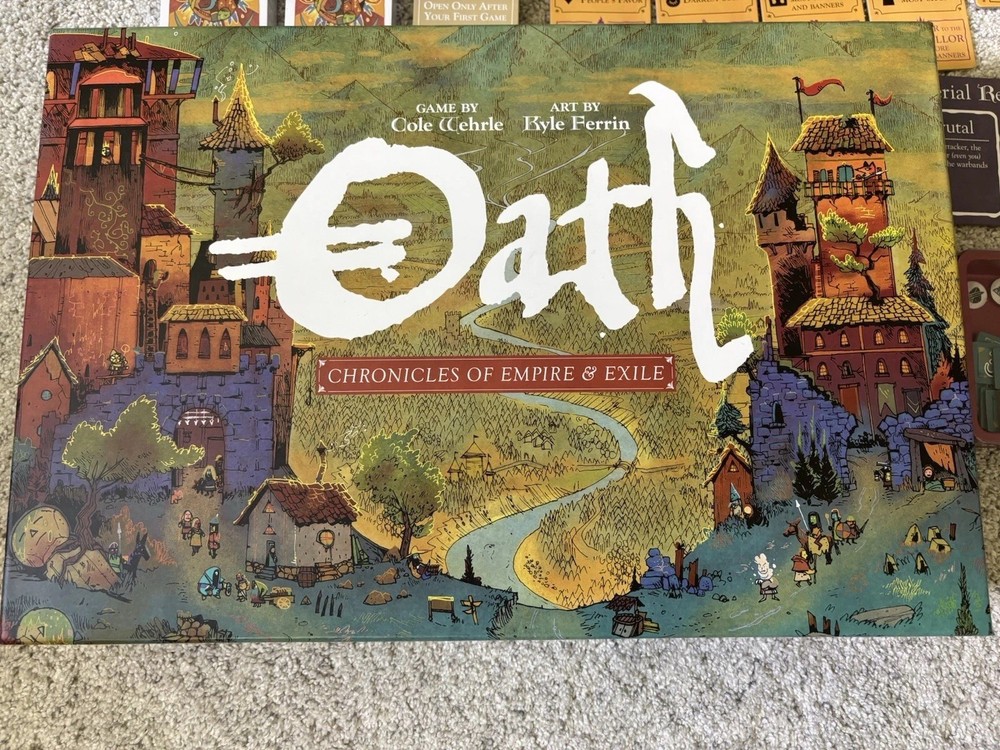Oath Chronicles of Empire & Exile by Leder Games – opened but unplayed