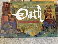 Oath Chronicles of Empire & Exile by Leder Games – opened but unplayed