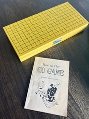 Vintage Go Game, Japanese Strategy Game, 1961 Complete W Instruction Book