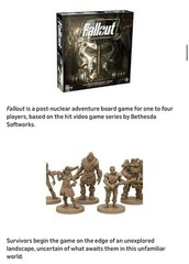 Fallout Board Game (2017) Post Apocalyptic Adventure Game 1-4 Players Ages 14 +