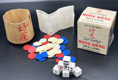 Vintage 1983 Fast Freddy’s Hong Kong Dice Game Jax Box Instructions Complete