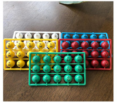 3/5 Inch Bingo Balls – Easy-to-Read – 75 Pieces – Perfect for Parties, Raffles