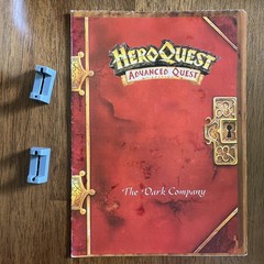 1992 Milton Bradley HeroQuest Barbarian Quest Pack, Near Complete W/Box + Extras