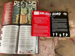 Ninja Borg RPG kickstarter lot Slightly Reckless Kohn & Wood new