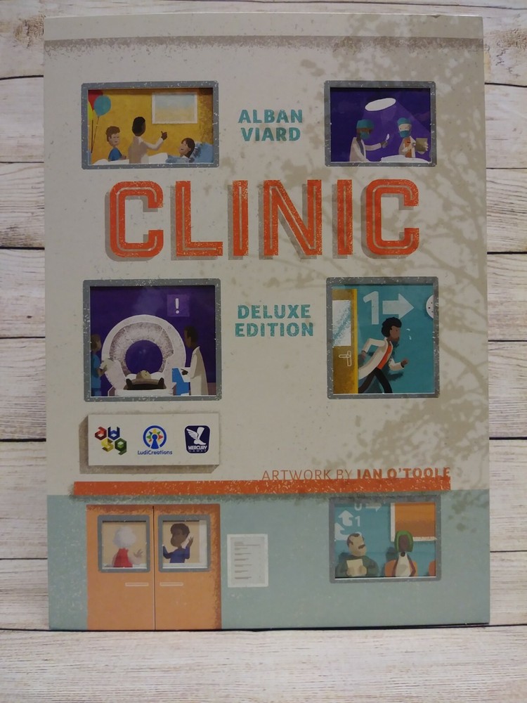 Clinic Deluxe Edition 2022 Base Game by Alban Viard Studio Games SEALED