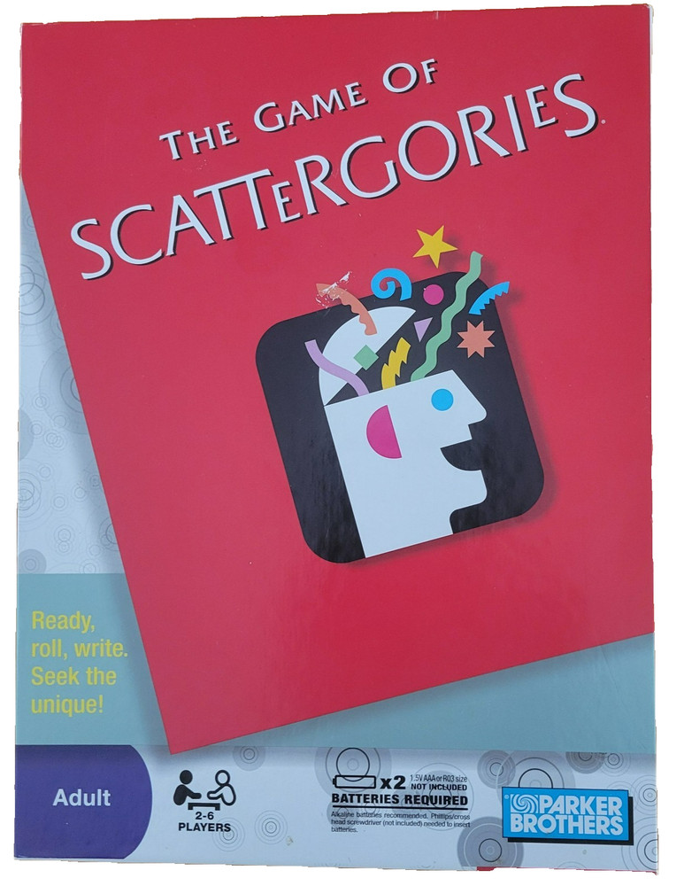 Scattergories Game 2009 Parker Brothers 2-6 players Complete Fantastic Condition