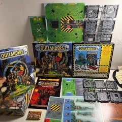 Necromunda Games Workshop Tabletop Sci-Fi Board Game With Outlanders Expansion