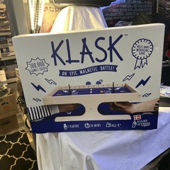 KLASK An Epic Magnetic Battle! – TableTop Game Two Player 10 Minute Age 8+ Denma