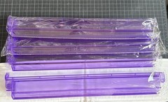Set of 4 PURPLE 17” Mahjong Racks with Built-in 18.5” Pushers – NEW IN PACKAGING