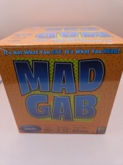 MAD GAB Adult Party Game 2009 Mattel Ages 10+ 2-12 Players – NEW FACTORY SEALED