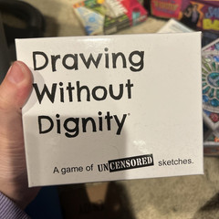 Drawing Without Dignity Party Game Uncensored Adult Humor 4+ Players 17+