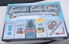 New Lancaster County Opoly Monopoly Board Game (Late for the Sky) 730799004407