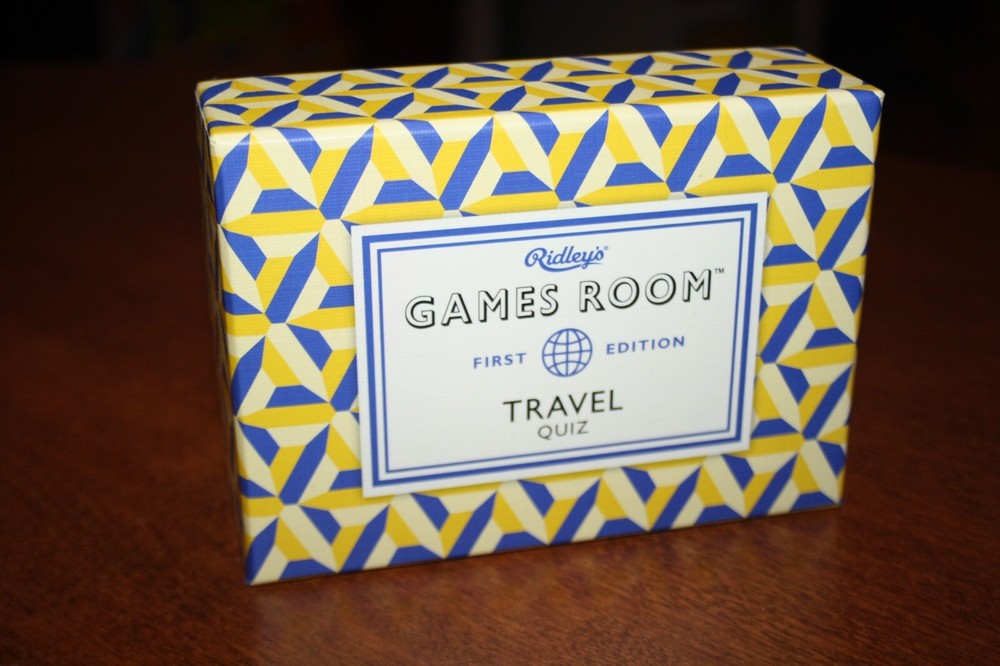 Ridley’s Games Room First Edition Travel Quiz – Game Room Decor – Ridley’s 2007