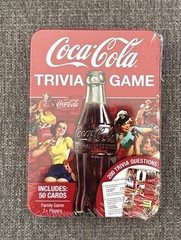 MasterPieces – Coca-Cola Trivia Game with Collectible Tin NEW