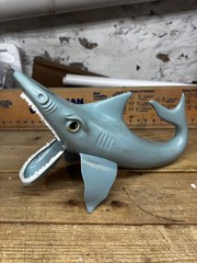 Vintage IDEAL Toy Corp 1975 The Game of JAWS Shark ONLY With Teeth And Fins