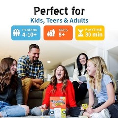 Family Party Game for 4-20 Players Ages 8 Up Award Winning Hilarious