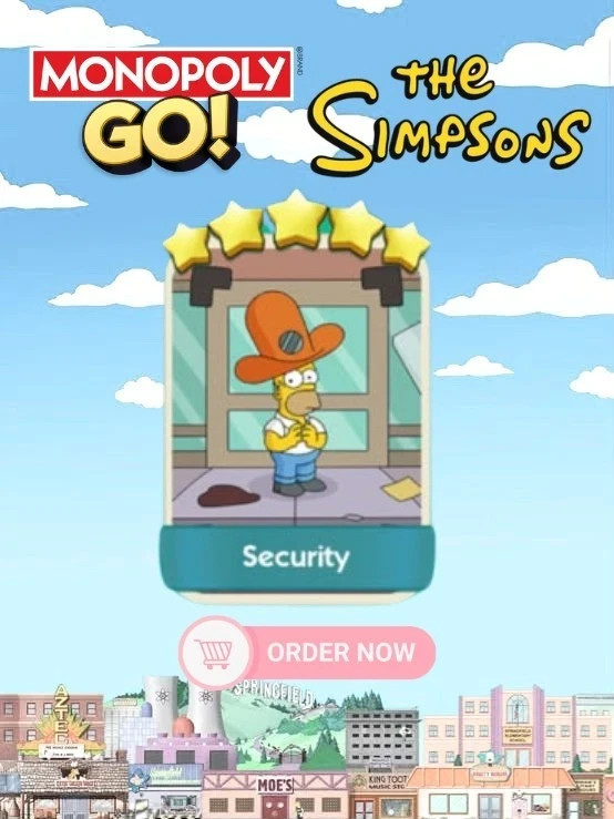 Monopoly Go Stickers Security – Monopoly Go set 19