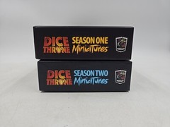 Lot of 2 Empty Boxes Roxley Board Game Dice Thrown Season One Two Miniatures