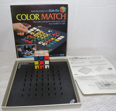Vintage 1982 Ideal COLOR MATCH Board Game From RUBIKS CUBE COMPLETE *MINTY*