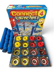 Connect 4 Launchers COMPLETE Milton Bradley 2009 Four in a Row Launch Action
