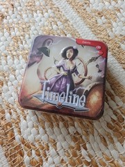 NEW Asmodee Timeline Historical Events 110 Cards Trivia Tin Frederic Henry
