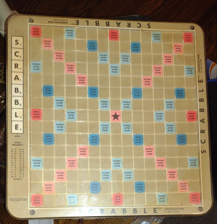 Scrabble Deluxe REPLACEMENT BOARD ONLY Rotating Turntable 4034-X1 VINTAGE 1948