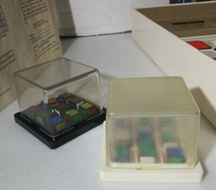Vintage 1982 Rubiks Race Game By Ideal Complete, Rubiks Cube Face Matching Game