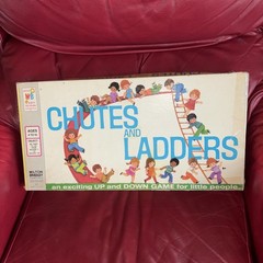 Vintage 1972 Milton Bradley Chutes And Ladders Board Game Complete