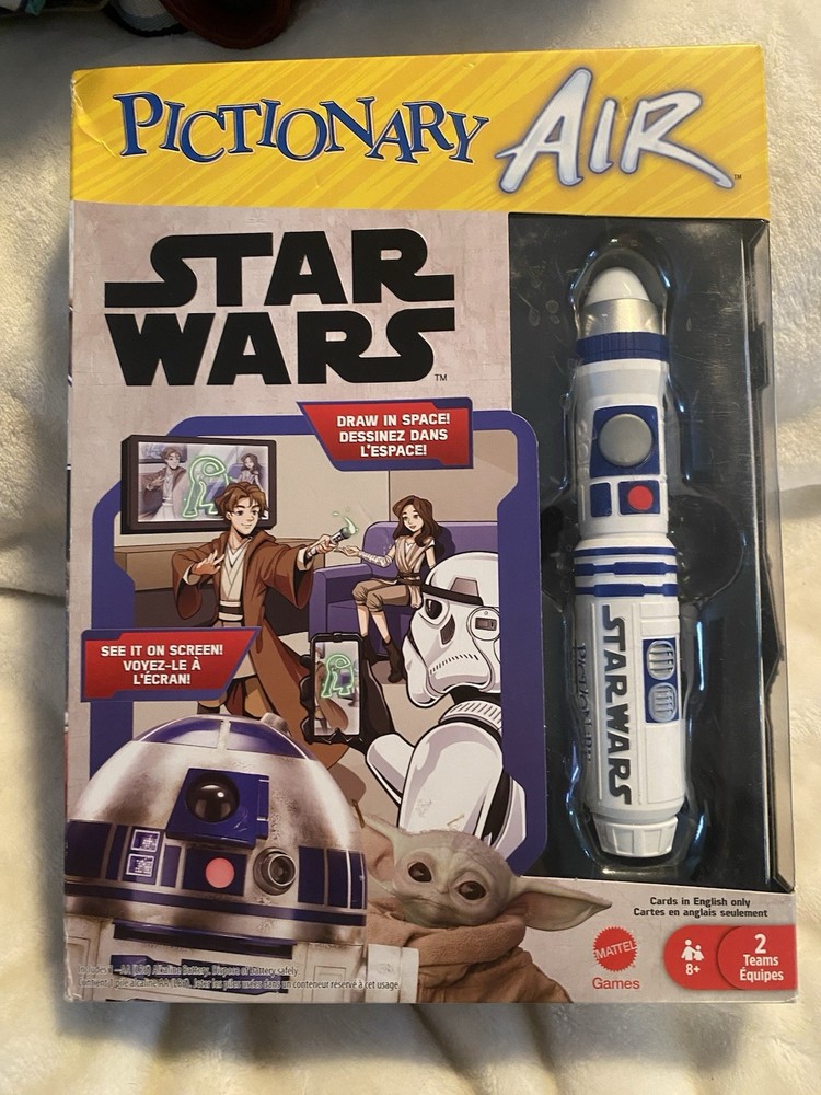 Pictionary Air STAR WARS Family Drawing Game NEW IN BOX