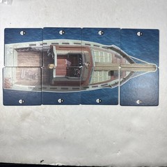 JAWS Board Game by Ravensburger Replacement Boat Tiles