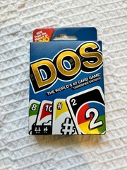 Mattel Uno Dos Second Edition Card Game for 2 to 4 Players Ages 7 Years and Up