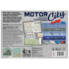 Motor City – Dice-Based Racing Board Game for Family, and Adults (1-5 Players, A