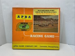 Vintage Apba American Saddle Horse Racing Board Game 1979 Complete