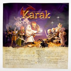 Catacombs Of Karak (Board Game) – 100% Complete