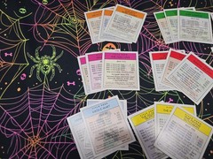 Monopoly The Simpsons 2001 28 Title Deed Replacement Game Cards