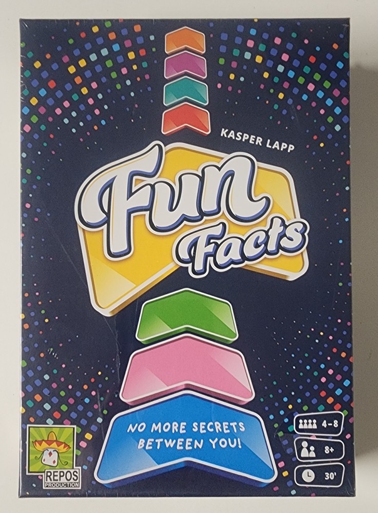 Fun Facts Cooperative Party Card Game Repos Production FF-EN01 Family Trivia NEW