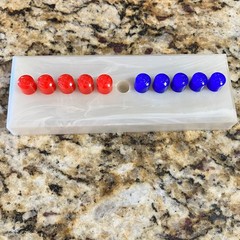Vintage 1954 Teez Teez Peg Traditional Game in Box, USA