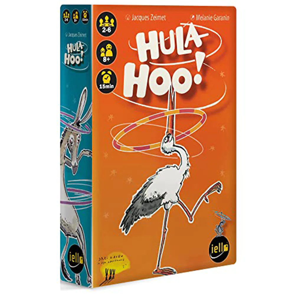 Iello Hula Hoo! Fun and Exciting Card Game for 2-6 Players Ages 8 and Above