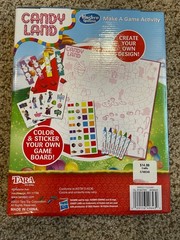 Candy Land Make a Game Activity, NEW, Color/Sticker Game Board, Creative, Age 3+