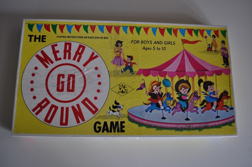 Vintage The Merry Go Round Game #403 Tee Pee Toys