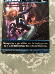 2015 DC Comics Crisis 2 Deck Game Black Canary Oversize Crisis Super Hero Card!