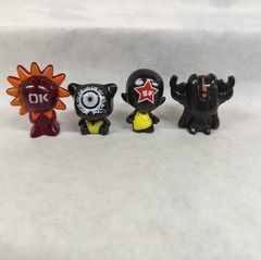 Gogos Crazy Bones Evolution Lot Of 28 Mixed Lot Various Characters and Colors