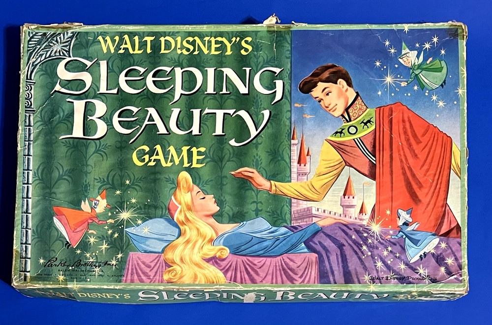 Walt Disney Sleeping Beauty Game 1958 Parker Brothers. Complete. Board excellent