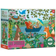 Jigsaw Puzzle 20 Piece Garden Animals Large Pieces Children eeBoo Childrens