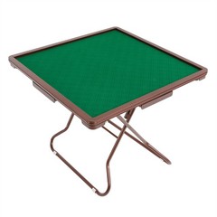 Mahjong Table with 4 Cup Holders & 4 Drawers for 4 People,Foldable Mahjong Table