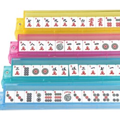 American Mah Jongg Mahjong Set with 4 All-in-One Rack Pushers Soft Bag 166 Tile