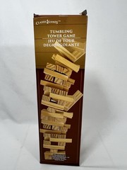 Tumbling Tower Game by Classic Games Wooden Blocks Stacking Game j.e.n.g.a New