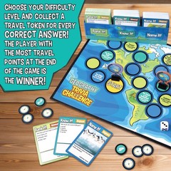 MindWare Geography Trivia Challenge – Board Game for Kids 8-12 and Up – Fun T…
